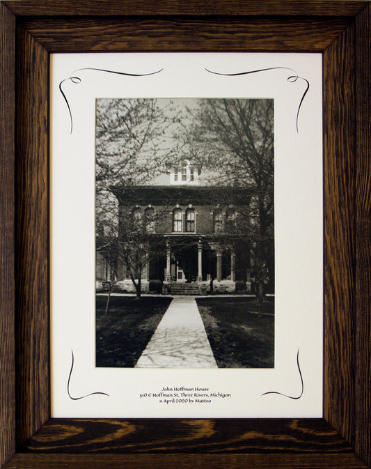 Three Rivers Series, John Hoffman House Framed COA Rooster #299692 Image.