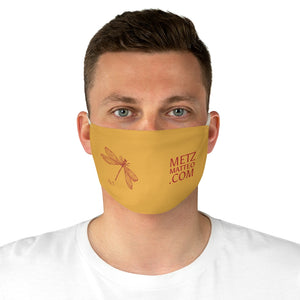 Metz & Matteo Dragonfly Logo | Fabric Face Mask | Goldenrod Yellow