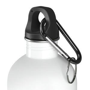 Metz & Matteo Dragonfly Logo | Stainless Steel Water Bottle | 14oz | White
