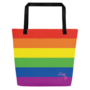 Progress Pride Flag | Tote Bag | Large | Rainbow
