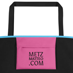 Transgender Pride Flag | Tote Bag | Large | Blue Pink White