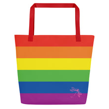 Load image into Gallery viewer, Progress Pride Flag | Tote Bag | Large | Rainbow
