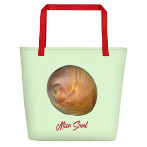 Moon Snail Shell Shark's Eye | Tote Bag | Large | Sea Glass