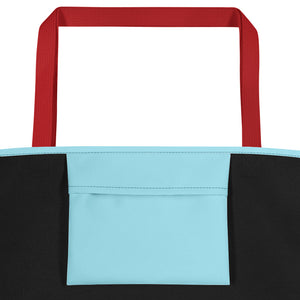 Tote Bag | Metz & Matteo Dragonfly Logo  | Large | Sky Blue