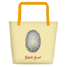 Load image into Gallery viewer, Keyhole Limpet Shell White | Tote Bag | Large | Sunshine
