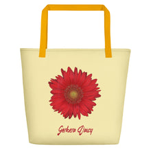 Load image into Gallery viewer, Tote Bag | Gerbera Daisy Flower Red | Large | Sunshine
