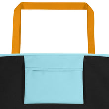 Load image into Gallery viewer, Tote Bag | Metz &amp; Matteo Dragonfly Logo  | Large | Sky Blue
