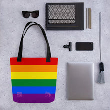 Load image into Gallery viewer, Tote Bag | Gay Pride Flag (1979) | Small | Rainbow
