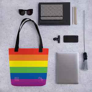 Progress Pride Flag | Tote Bag | Small | Rainbow