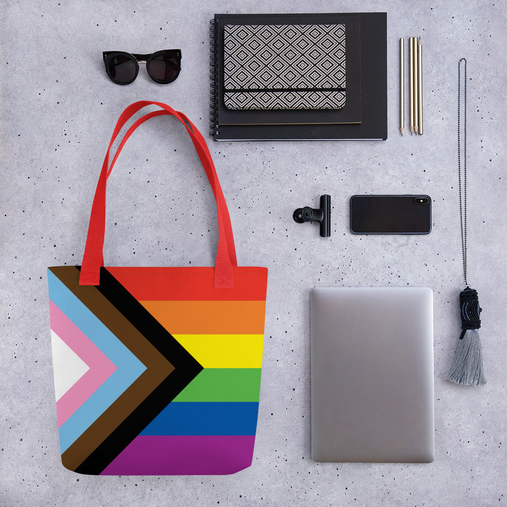 Rainbow Tote Bag Rainbow Pride Bag Rainbow Flag Shopping 