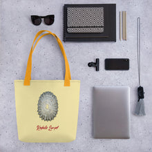 Load image into Gallery viewer, Keyhole Limpet Shell White | Tote Bag | Small | Sunshine
