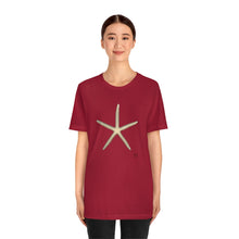 Load image into Gallery viewer, Finger Starfish Shell Top | Unisex Ringspun Short Sleeve T-Shirt
