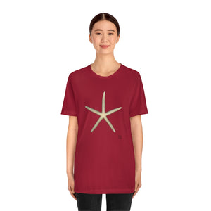 Finger Starfish Shell Top | Unisex Ringspun Short Sleeve T-Shirt
