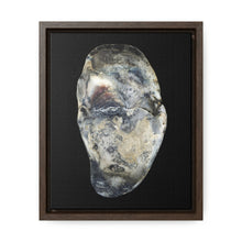 Load image into Gallery viewer, Oyster Shell Blue Right Interior | Framed Canvas | Black Background
