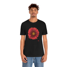 Load image into Gallery viewer, Blanket Flower Gaillardia Red | Unisex Ringspun Short Sleeve T-Shirt
