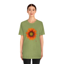 Load image into Gallery viewer, Gazania Flower Orange | Unisex Ringspun Short Sleeve T-Shirt
