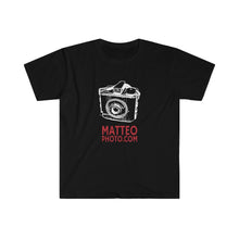 Load image into Gallery viewer, Matteo Photography Baby Brownie Logo | Unisex Softstyle Cotton T-Shirt
