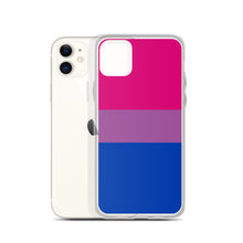 Load image into Gallery viewer, iPhone Case | Bisexual Pride Flag | Magenta Lavender Royal Blue
