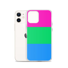 Load image into Gallery viewer, iPhone Case | Polysexual Pride Flag | Pink Green Blue
