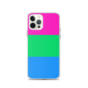 iPhone Case | Polysexual Pride Flag | Pink Green Blue
