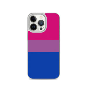 iPhone Case | Bisexual Pride Flag | Magenta Lavender Royal Blue