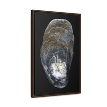 Load image into Gallery viewer, Oyster Shell Blue Right Exterior | Framed Canvas | Black Background
