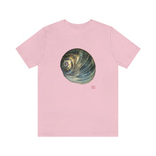 Load image into Gallery viewer, Moon Snail Shell Blue Apical | Unisex Ringspun Short Sleeve T-shirt
