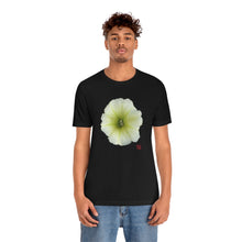 Load image into Gallery viewer, Petunia Flower Yellow-Green | Unisex Ringspun Short Sleeve T-Shirt
