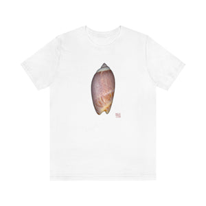 Olive Snail Shell Brown Dorsal | Unisex Ringspun Short Sleeve T-Shirt