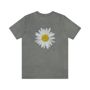 Shasta Daisy Flower White | Unisex Ringspun Short Sleeve T-Shirt