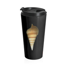 Load image into Gallery viewer, Turrid Shell Tan | Stainless Steel Travel Mug | 15oz | Black
