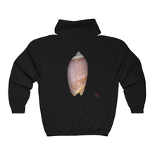Load image into Gallery viewer, Olive Snail Shell Brown Dorsal | Unisex Heavy Blend™ Full Zip Hooded Sweatshirt
