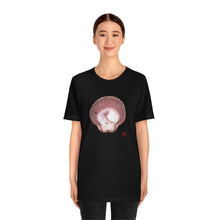 Load image into Gallery viewer, Scallop Shell Magenta Left Exterior | Unisex Ringspun Short Sleeve T-Shirt
