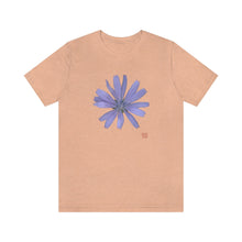 Load image into Gallery viewer, Chicory Flower Blue | Unisex Ringspun Short Sleeve T-Shirt
