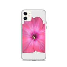 Load image into Gallery viewer, iPhone Case | Phlox Flower Detail Pink | Silver Background
