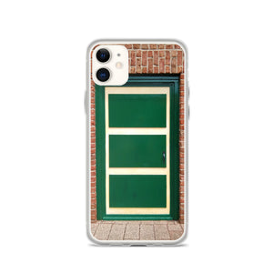 iPhone Case | Dutch Doors series, #81 Green Cream by Matteo