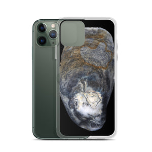 Oyster Shell Blue Right Exterior | iPhone Case | Black Background