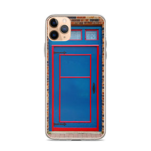 iPhone Case | Dutch Doors series, #78 Blue Red by Matteo
