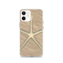 Load image into Gallery viewer, iPhone Case | Finger Starfish Shell Top | Sand Background
