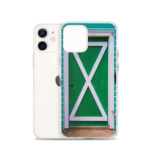 Dutch Doors series, Green White by Matteo | iPhone Case
