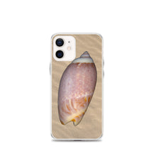 Load image into Gallery viewer, iPhone Case | Olive Snail Shell Brown Dorsal | Sand Background
