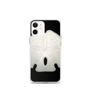 Arrowhead Sand Dollar Shell Top | iPhone Case | Black Background