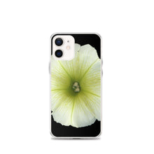 Load image into Gallery viewer, Petunia Flower Yellow-Green | iPhone Case | Black Background
