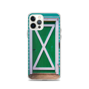 iPhone Case | Dutch Doors series, Green White by Matteo