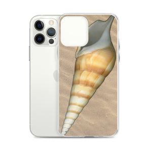 iPhone Case | Turrid Shell Tan Apertural | Sand Background