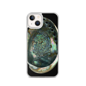 Abalone Shell Interior | iPhone Case | Black Background