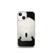 Load image into Gallery viewer, Arrowhead Sand Dollar Shell Top | iPhone Case | Black Background
