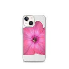 Load image into Gallery viewer, iPhone Case | Phlox Flower Detail Pink | Silver Background
