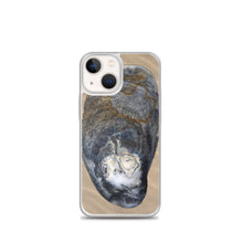 Load image into Gallery viewer, iPhone Case | Oyster Shell Blue Right Exterior | Sand Background
