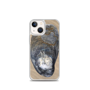iPhone Case | Oyster Shell Blue Right Exterior | Sand Background